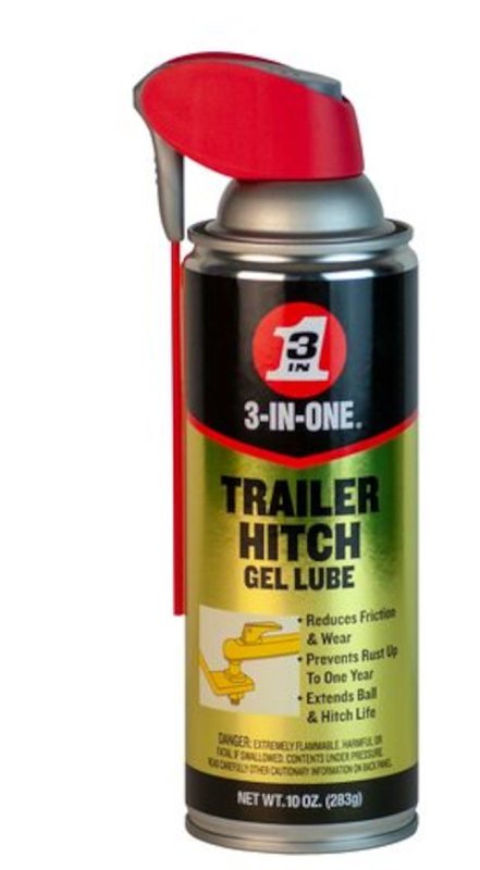 WD-40 3-In-One 120107 Trailer Hitch Lubricant, 10 oz Aerosol Can, Gel AUTOMOTIVE WD-40