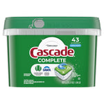 CASCADE Cascade 06070 Dishwasher Detergent Pod, 43 Count, Pouch, Liquid, Fresh
