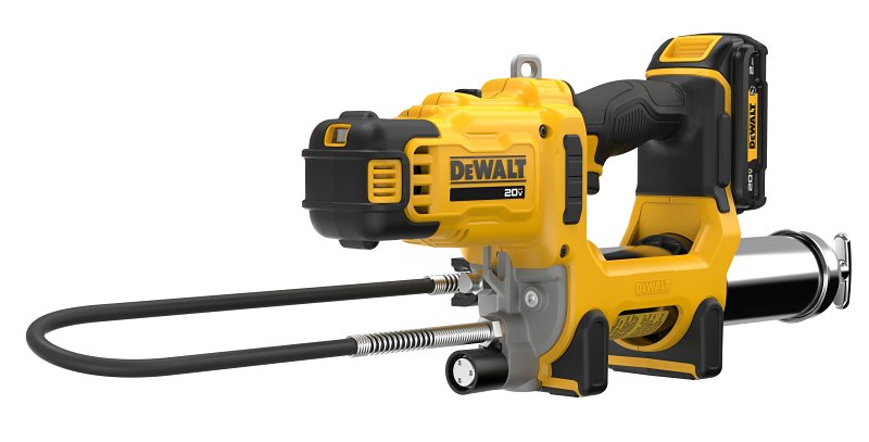 DEWALT DEWALT DCGG581GD1 Cordless Grease Gun, Tool Only, 20 V, 14.5 oz Cartridge, 10,000 psi Operating, 2-Speed, 47 in L Hose TOOLS DEWALT