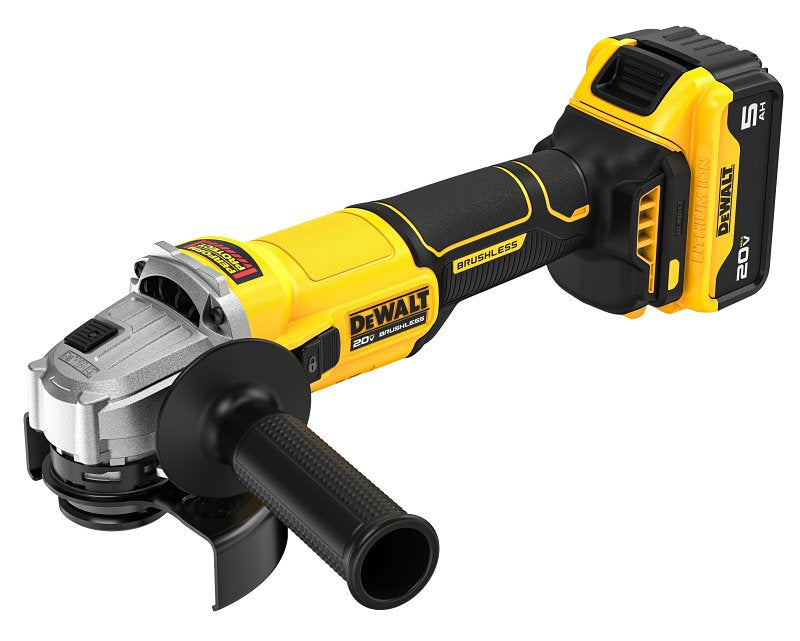 DEWALT DEWALT MAX DCG407P1 Cordless Grinder Kit, Battery Included, 20 V, 5 Ah, 4-1/2 in Dia Wheel, 9000 rpm Speed TOOLS DEWALT
