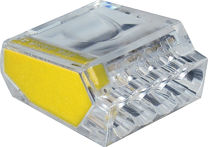 GB Gardner Bender PushGard 19-PC4 Wire Connector, 22 to 12 AWG Wire, Copper Contact, Polycarbonate Housing Material