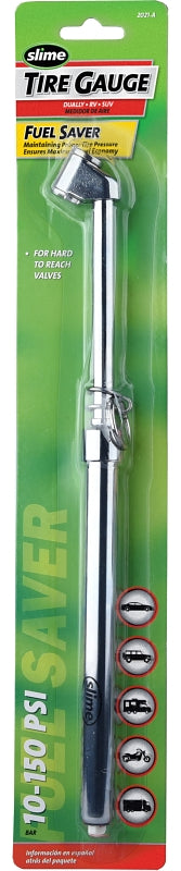 SLIME Slime 2021-A Pencil Tire Gauge, 10 to 150 psi AUTOMOTIVE SLIME