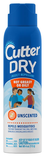 CUTTER Cutter HG-96058 Dry Insect Repellent, 4 oz Aerosol Can, Liquid, Off-White/Yellow, Deet, Ethanol LAWN & GARDEN CUTTER