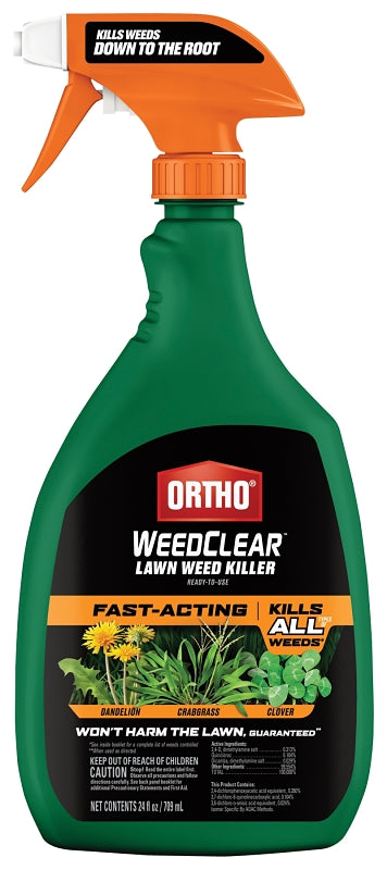 ORTHO Ortho 0447705 Weed Killer, Liquid, 24 oz Bottle