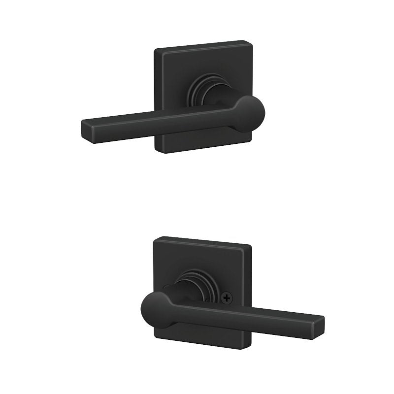 DEXTER BY SCHLAGE Dexter J Series J10SOL622COL Passage Lever, Matte Black, Zinc, Left, Reversible, Right Hand, 7/8 in Housing Dia HARDWARE & FARM SUPPLIES DEXTER BY SCHLAGE