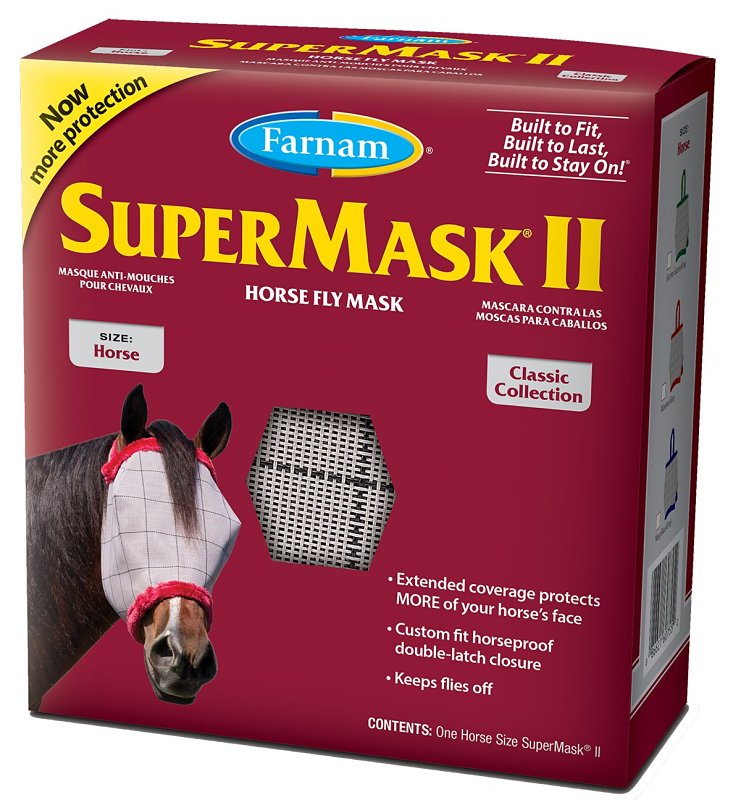 FARNAM Farnam SuperMask II 100526865 Fly Mask, Horse HARDWARE & FARM SUPPLIES FARNAM