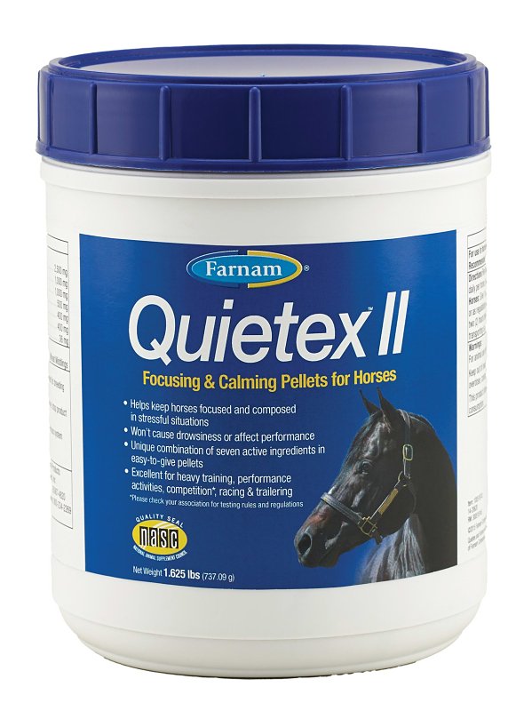 FARNAM Farnam Quietex II 100519743 Focusing and Calming Supplement, 1.625 lb HARDWARE & FARM SUPPLIES FARNAM