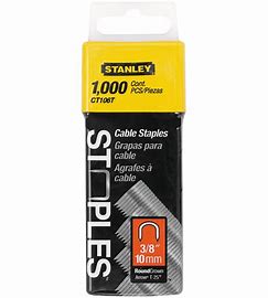 Stanley 1,000 pc 3/8 in Cable Staples APPLIANCES & ELECTRONICS Stanley