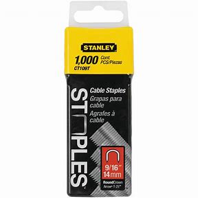 Stanley 1,000 pc 9/16 in Cable Staples APPLIANCES & ELECTRONICS Stanley