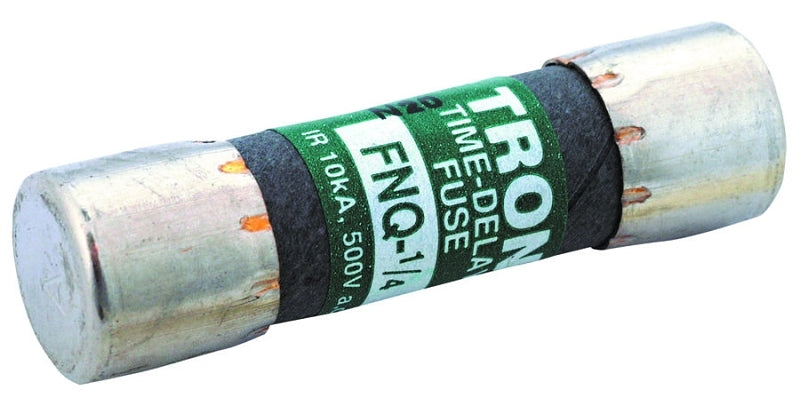 BUSSMANN Bussmann FNQ-15 Time Delay Fuse, 15 A, 500 V, 10 kA Interrupt, Fiberglass Body