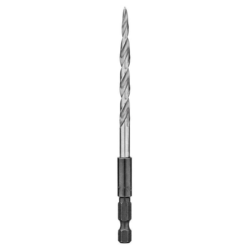 DEWALT DEWALT DW2540 Replacement Drill Bit, 7/32 in Dia, 1-3/8 in OAL, Countersink, Spiral Flute, 4-Flute, Hex Shank TOOLS DEWALT