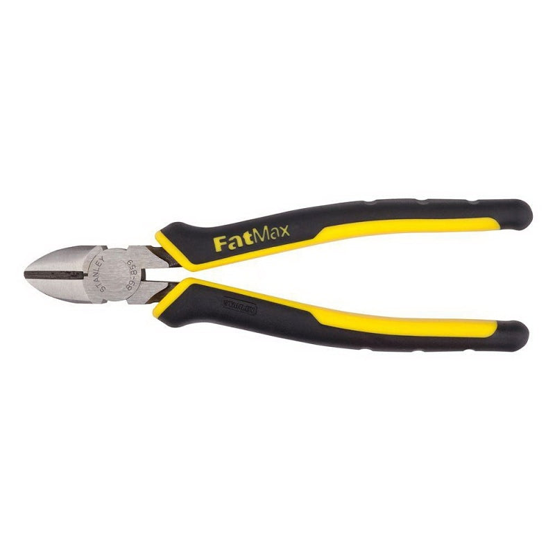STANLEY TOOLS STANLEY 89-859 Diagonal Cutting Plier, 7-1/2 in OAL, Black/Yellow Handle, Ergonomic Handle, 7/8 in W Jaw, 15/16 in L Jaw