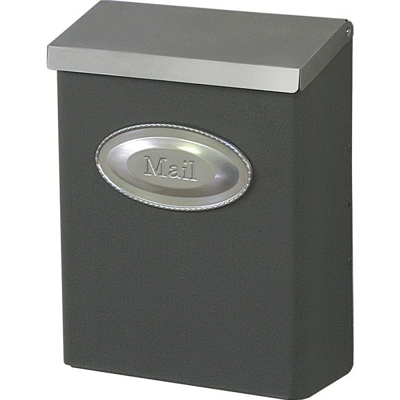 SOLAR GROUP Gibraltar Mailboxes Designer Series DVKPBZ00 Mailbox, 440 cu-in, Galvanized Steel, Powder-Coated HARDWARE & FARM SUPPLIES SOLAR GROUP