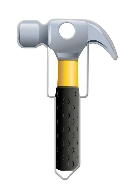 LUCKY LINE Lucky Line Key Shapes B122K Key Blank, Brass, Enamel, For: Kwikset Locks