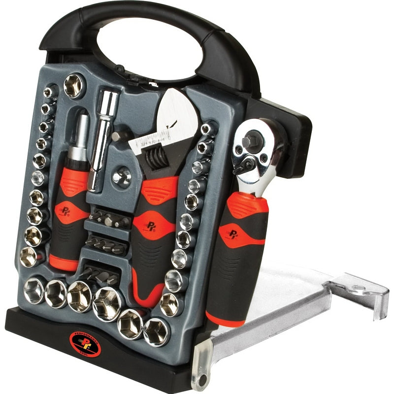 WILMAR Wilmar W39000 Stubby Set, Steel, Chrome, Specifications: 1/4, 3/8 in Drive Size