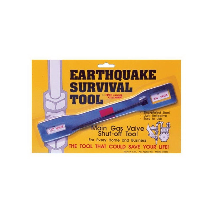 READY AMERICA QuakeHold 3333 Wrench, Steel, Zinc