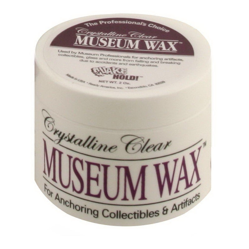 READY AMERICA QuakeHold 66111 Museum Wax, Clear, 2 oz Jar