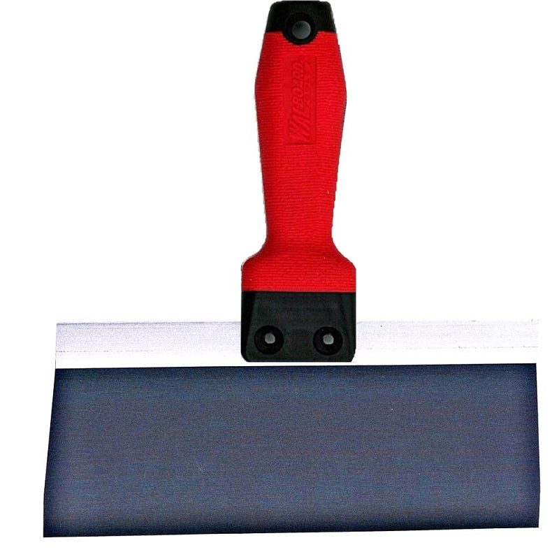 MARSHALLTOWN Wallboard Tool 18-028 Knife, 3 in W Blade, 8 in L Blade, Steel Blade, Tapered Blade, Tuff-Grip Handle, Rubber Handle