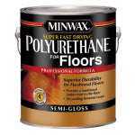 MINWAX Minwax 130210000 Polyurethane, Oil Base, Clear, Semi-Gloss, Liquid, 1 gal Can, 0.89 Specific Gravity PAINT MINWAX