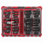 MILWAUKEE ELECTRIC TOOL CORP 31-Pc. Shockwave Deep 6-Point SAE & Metric Impact Socket Set & Packout Organizer, 1/2 In. Drive
