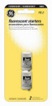 GE GE 64818 Fluorescent Starter, For: 14 W, 15 W, 20 W Fluorescent Lamps, 2/PK ELECTRICAL GE