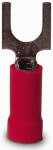 ECM INDUSTRIES LLC Spade Terminals, Vinyl Insulated, 8-10 Stud, 22-18 AWG, 20-Pk. ELECTRICAL ECM INDUSTRIES LLC