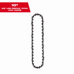 MILWAUKEE Milwaukee 49-16-2723 Chainsaw Chain, Pole Saw Chain, 10 in L Bar, 0.043 in Gauge, 3/8 in TPI/Pitch, 40-Link OUTDOOR LIVING & POWER EQUIPMENT MILWAUKEE