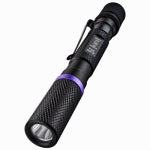 POLICE SECURITY Police Security 98343 UV Inspection Penlight, Small, AAA Battery, Alkaline Battery, LED Lamp, 1 to 99 Lumens, Black ELECTRICAL POLICE SECURITY