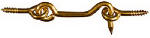 ASSA ABLOY AMERICAS RESIDENTIALI NC Hook & Eye, Solid Brass, 2 In. HARDWARE & FARM SUPPLIES ASSA ABLOY AMERICAS RESIDENTIALI NC
