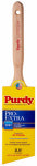 PURDY Purdy 144152725 Paint Brush, 2-1/2 in W, Angular Brush, 3-3/16 in L Bristle, Nylon/Polyester Bristle, Fluted Handle PAINT PURDY