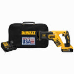 BLACK & DECKER/DEWALT 20-Volt MAX XR Compact Cordless Reciprocating Saw Kit, Brushless Motor, 0-2,900 SPM