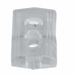 ASSA ABLOY AMERICAS RESIDENTIALI NC Mirror Holder, Clear Plastic, 35-Lb. Load, 1/8 In. HARDWARE & FARM SUPPLIES ASSA ABLOY AMERICAS RESIDENTIALI NC