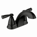 MOEN Moen Banbury Series 84942BL Bathroom Faucet, 1.2 gpm, 2-Handle, 3-Faucet Hole, Metal, Matte Black PLUMBING, HEATING & VENTILATION MOEN