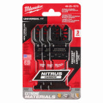 MILWAUKEE Milwaukee NITRUS CARBIDE Series 49-25-1573 Oscillating Multi-Tool Blade, 1-3/8 in D Cutting, Carbide, 3/PK TOOLS MILWAUKEE