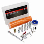 MILTON INDUSTRIES 20-Pc. Compressor Recoil Hose & Air Accessory Kit TOOLS MILTON INDUSTRIES