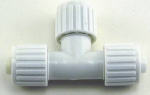 FLAIR-IT Flair-It PEXLOCK 16831 Tube Tee, 3/8 in, Compression, PEX-A, PEX-B, PVC, 200 psi Pressure LAWN & GARDEN FLAIR-IT