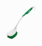 THE LIBMAN COMPANY Libman 10 Long Handle Scrub Brush, 2 in L Trim, Plastic, 5 in W Brush, 17.63 in OAL CLEANING & JANITORIAL SUPPLIES THE LIBMAN COMPANY