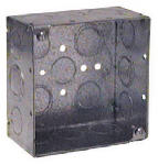 RACO INCORPORATED Electrical Box, Welded Corners, 2-1/8 x 4 In. Square ELECTRICAL RACO INCORPORATED