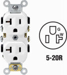 LEVITON MFG CO WHITE 20A OUTLET