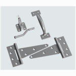 ASSA ABLOY AMERICAS RESIDENTIALI NC Gate Hardware Kit with T-Hinges, Galvanized HARDWARE & FARM SUPPLIES ASSA ABLOY AMERICAS RESIDENTIALI NC
