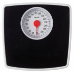 TAYLOR PRECISION PRODUCTS Silver/Black Mechanical Bath Scale With 5-In. Dial HOUSEWARES TAYLOR PRECISION PRODUCTS