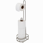 MODA AT HOME ENTERPRISES LTD Earl Toilet Paper Holder, Holds 4 Rolls, Satin Metal