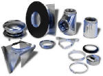 SELKIRK Selkirk 206622 Thru-the-Wall Support Kit, Stainless Steel, For: Model SSII PLUMBING, HEATING & VENTILATION SELKIRK