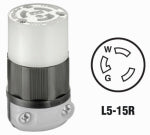 LEVITON MFG CO 15A-125V LOCK CONNECTOR