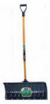 GARANT Garant APP26KDRU Snow Pusher, 26 in W Blade, Poly Blade, Wood Handle, D-Shaped Handle, 46-1/4 in L Handle, Yellow LAWN & GARDEN GARANT