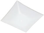 WESTINGHOUSE LIGHTING CORP Light Cover, Square White, 12-In. ELECTRICAL WESTINGHOUSE LIGHTING CORP