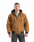 BERNE APPAREL MED BRN Hooded Jacket