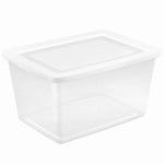 STERILITE 58QT StorageBox/WHT Lid