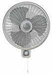 LASKO PRODUCTS Oscillating Fan, Wall Mount, 16-In.