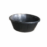 QINGDAO HUATIAN HAND TRUCK Feed Pan, Rubber, 15-Gals.